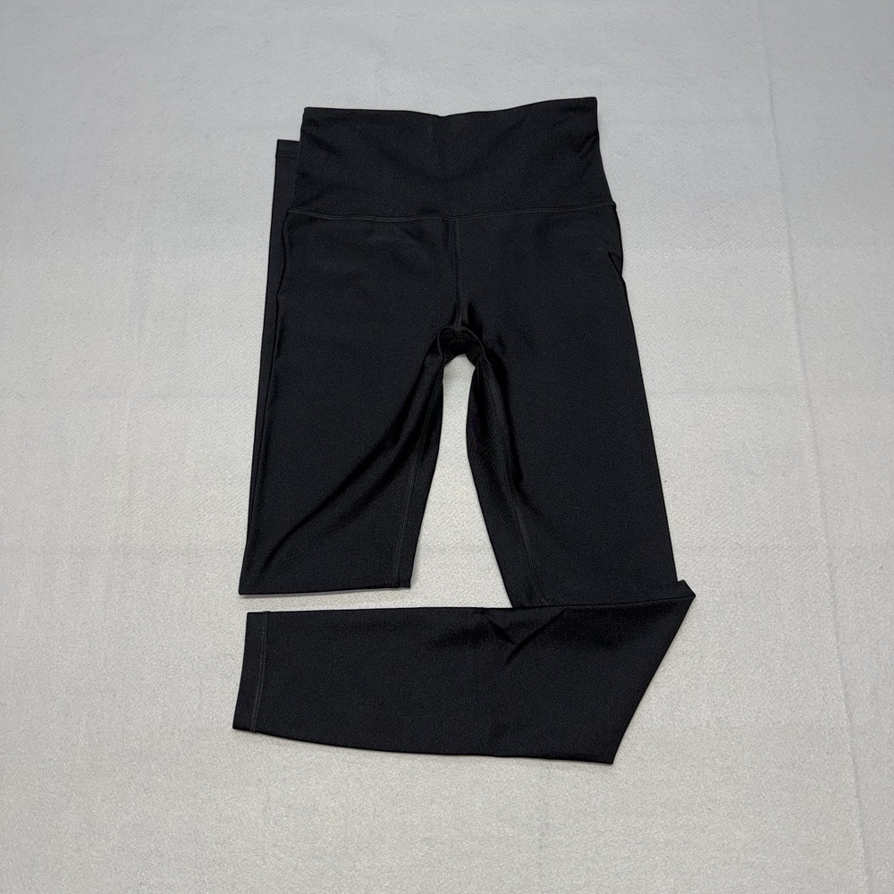 Athleta Elation Shine Tight Leggings Womens XS Black Mid Rise Compression